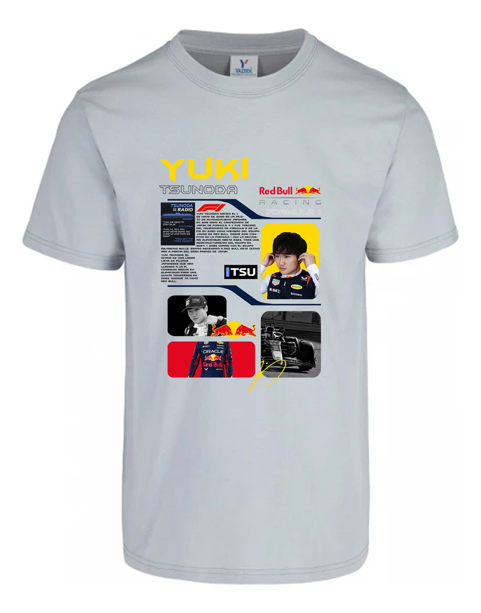 Remera: F1 Yuki Tsunoda Red Bull Memoestampados - Imagen 11