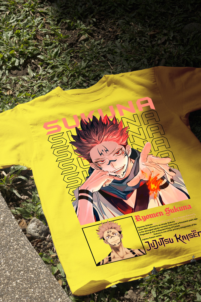 Remera: Ryomen Sukuna 01 Memoestampados - Imagen 6
