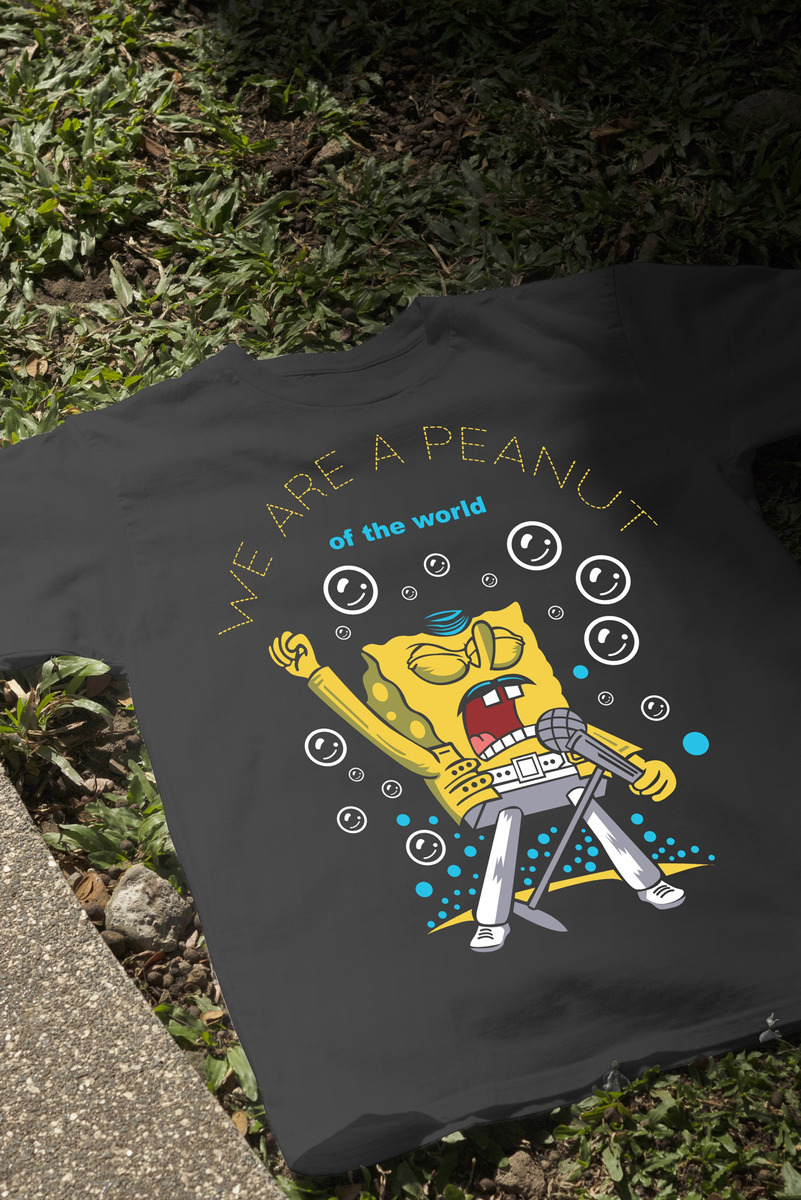 Remera: We Are A Peanut Bob Esponja Memoestampados - Imagen 3