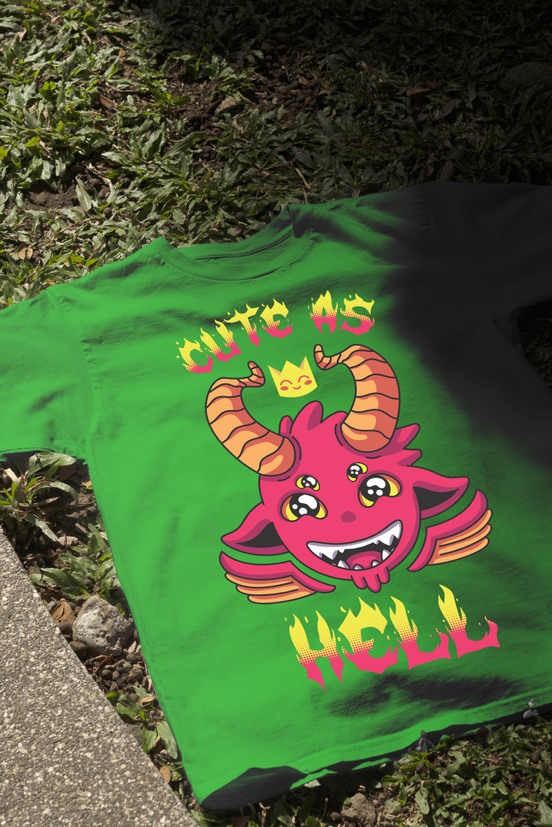 Remera: Cute As Hell Memoestampados - Imagen 21