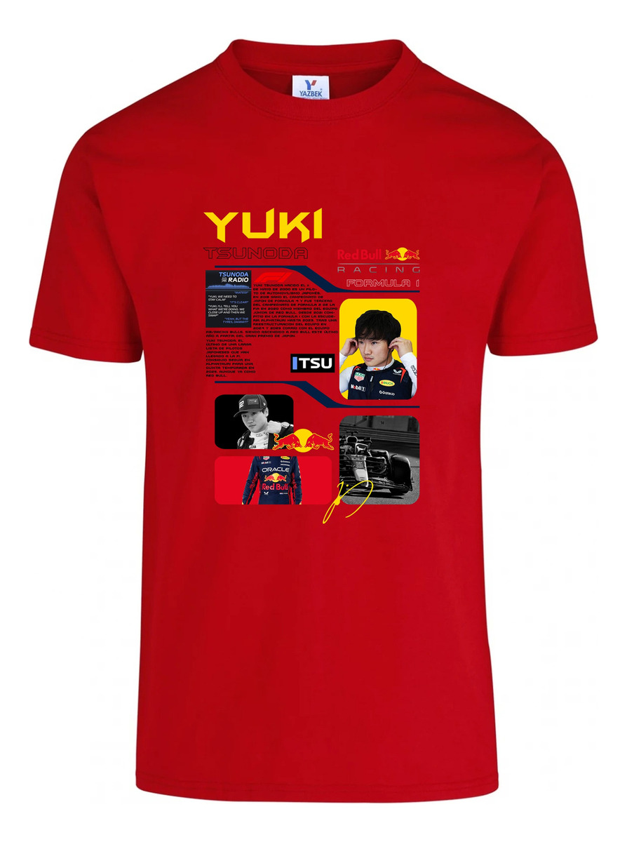 Remera: F1 Yuki Tsunoda Red Bull Memoestampados - Imagen 18
