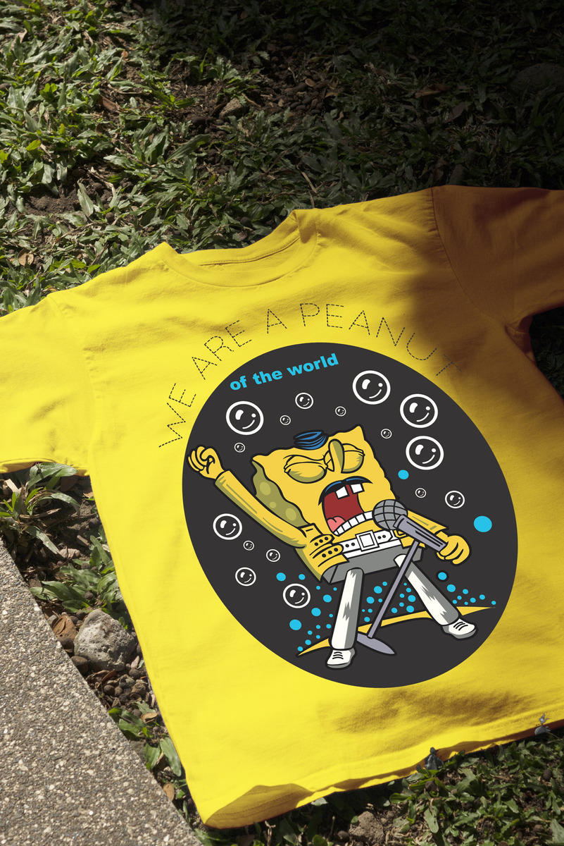 Remera: We Are A Peanut Bob Esponja Memoestampados - Imagen 6