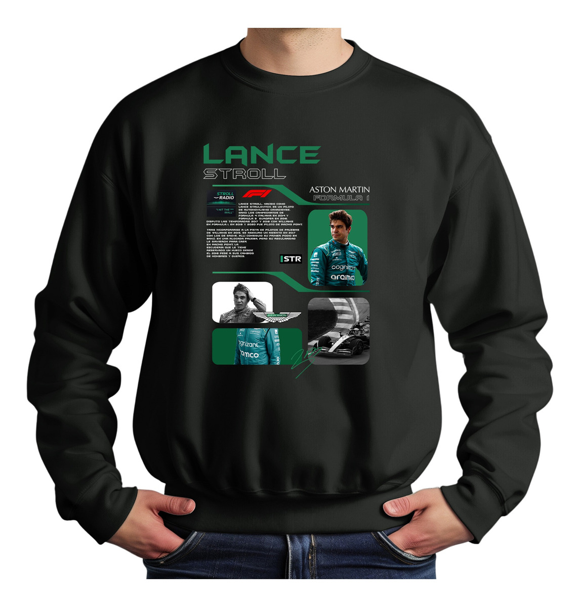 Buzo F1 Lance Stroll Aston Martin Memoestampados - Imagen 8
