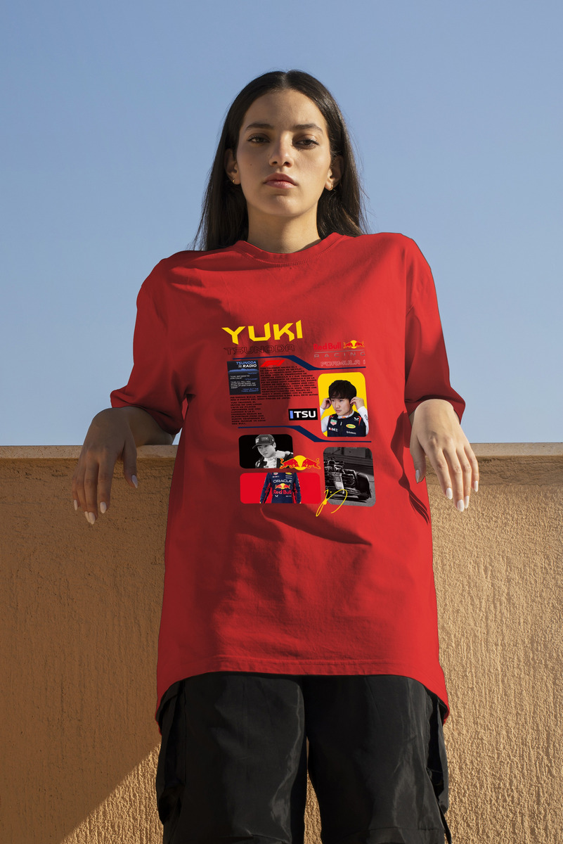 Remera: F1 Yuki Tsunoda Red Bull Memoestampados - Imagen 17