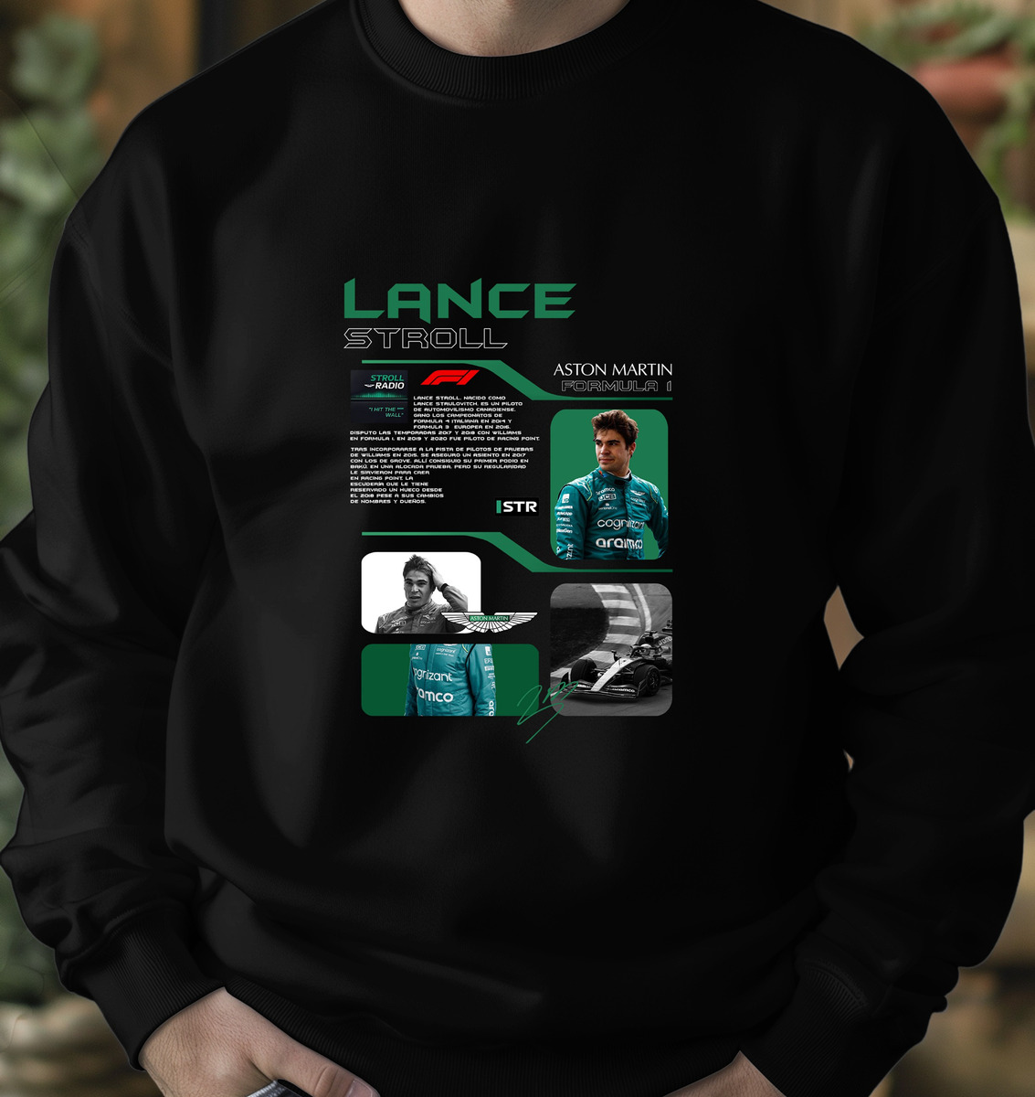 Buzo F1 Lance Stroll Aston Martin Memoestampados - Imagen 9