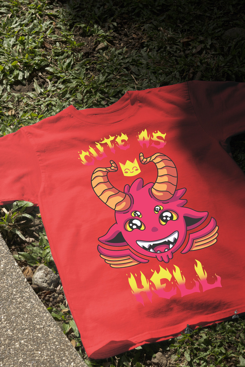 Remera: Cute As Hell Memoestampados - Imagen 18