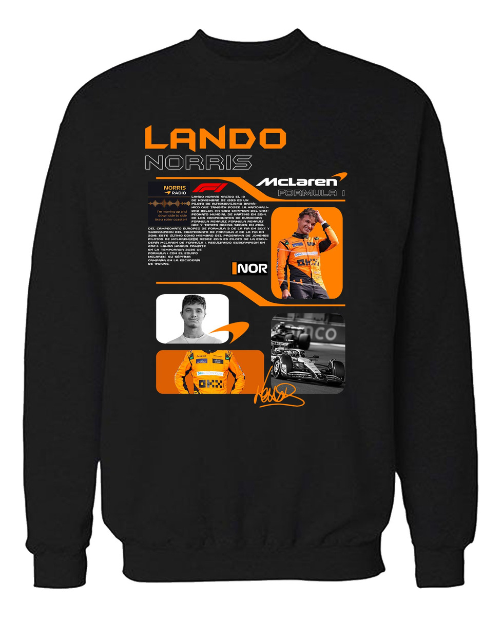 Buzo F1 Lando Norris Mclaren Memoestampados - Imagen 2