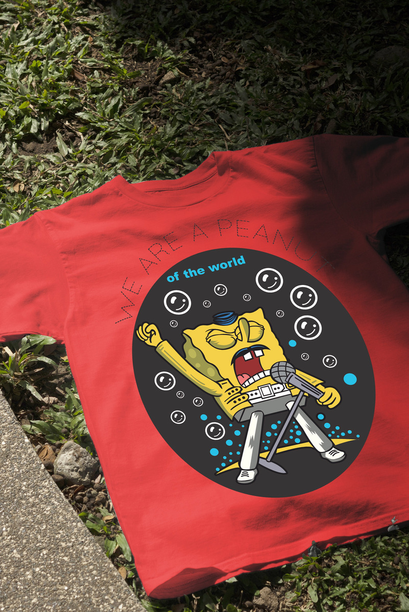 Remera: We Are A Peanut Bob Esponja Memoestampados - Imagen 18