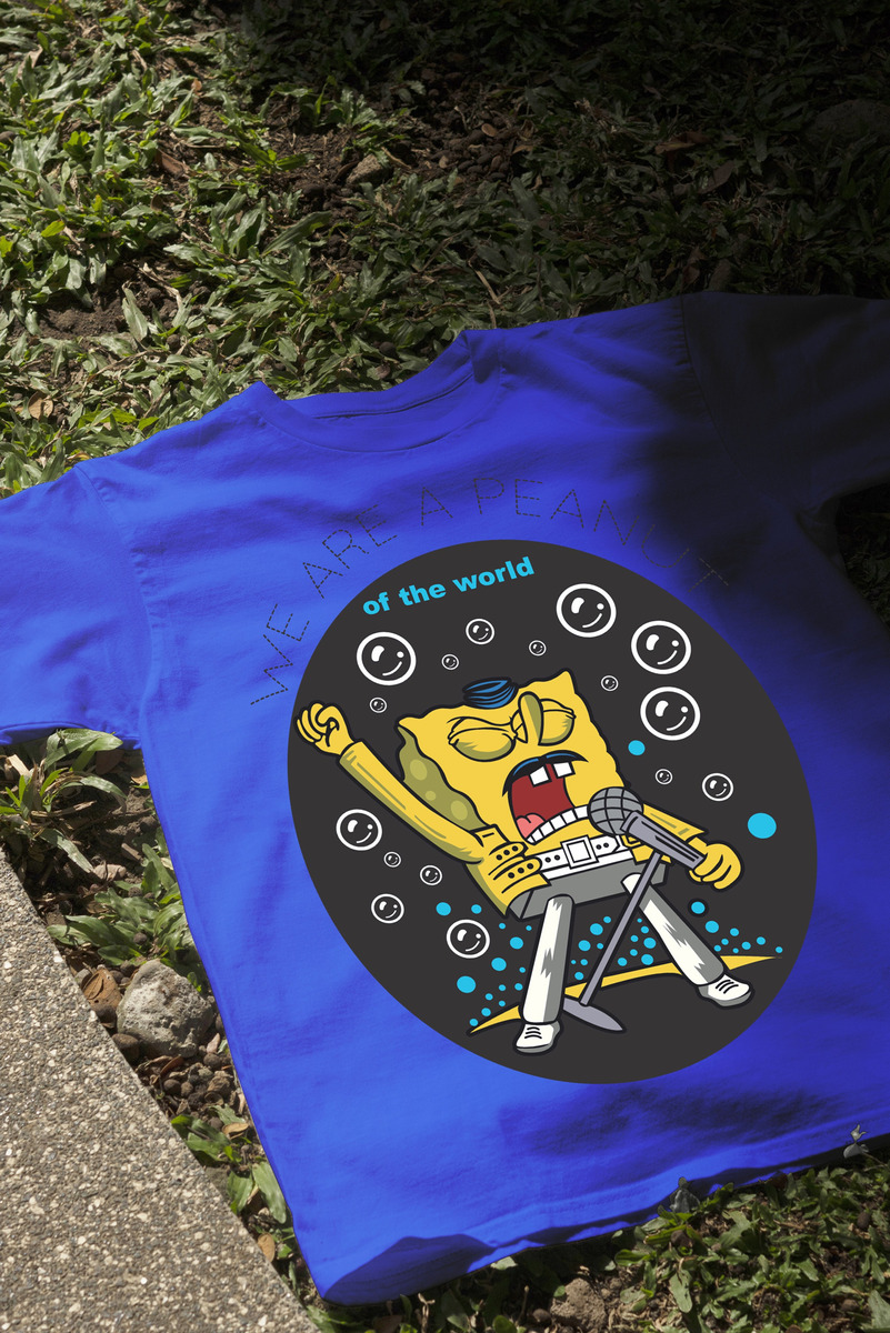 Remera: We Are A Peanut Bob Esponja Memoestampados - Imagen 9