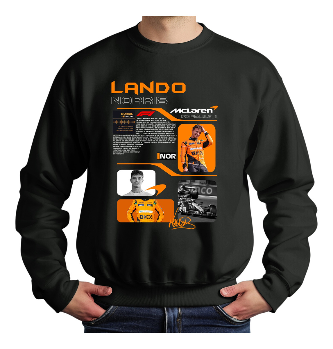 Buzo F1 Lando Norris Mclaren Memoestampados - Imagen 5