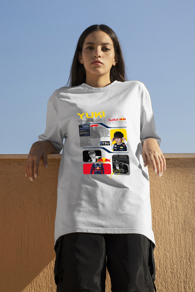 Remera: F1 Yuki Tsunoda Red Bull Memoestampados - Imagen 12