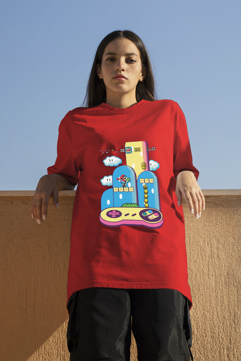 Remera: Super Mario World 01 Memoestampados - Imagen 17