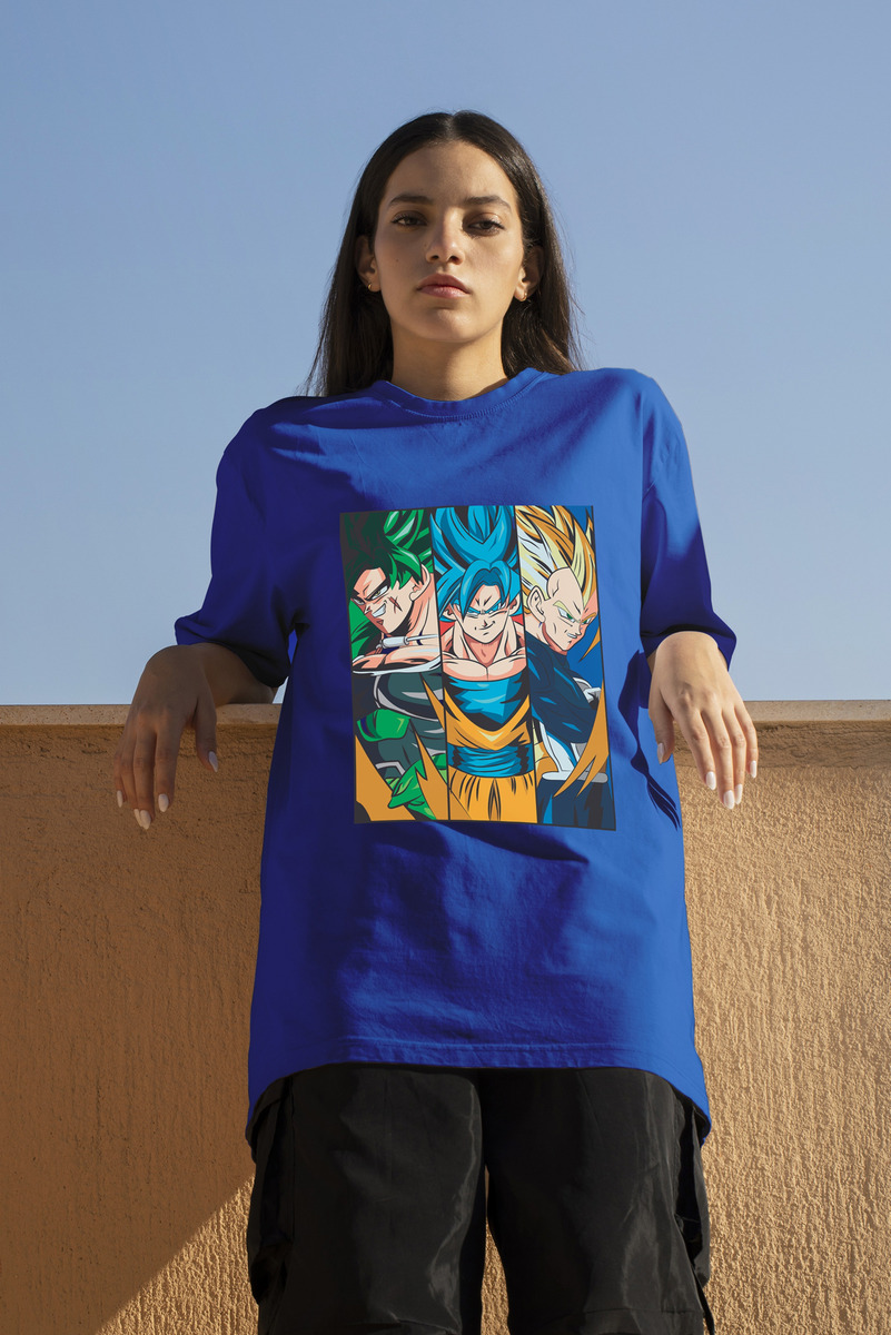 Remera: Broly Goku Vegeta Memoestampados - Imagen 7