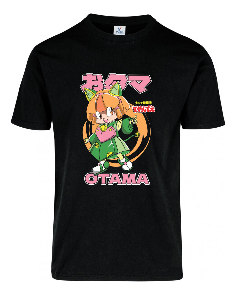 Remera: Otama Francine Gatos Samurai Memoestampados