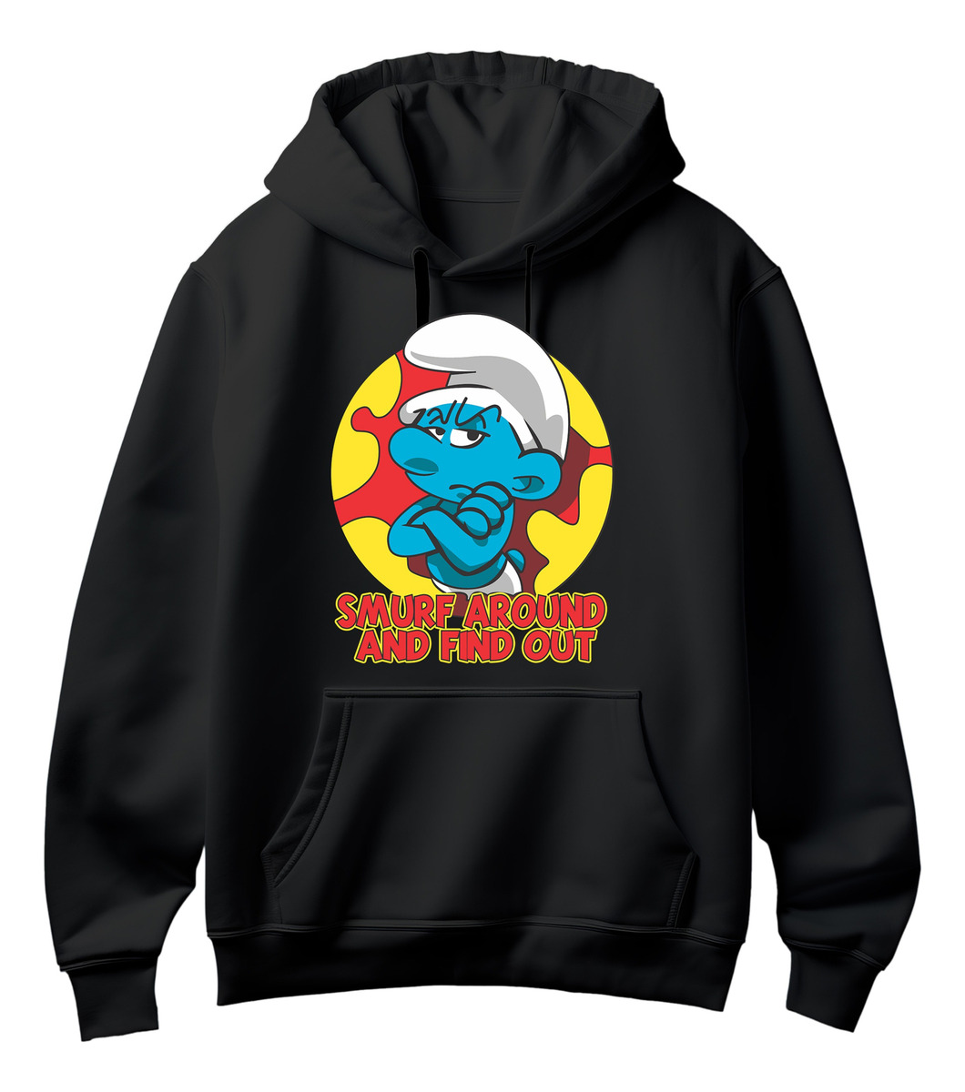 Canguro Smurf Pitufos Memoestampados - Imagen 5