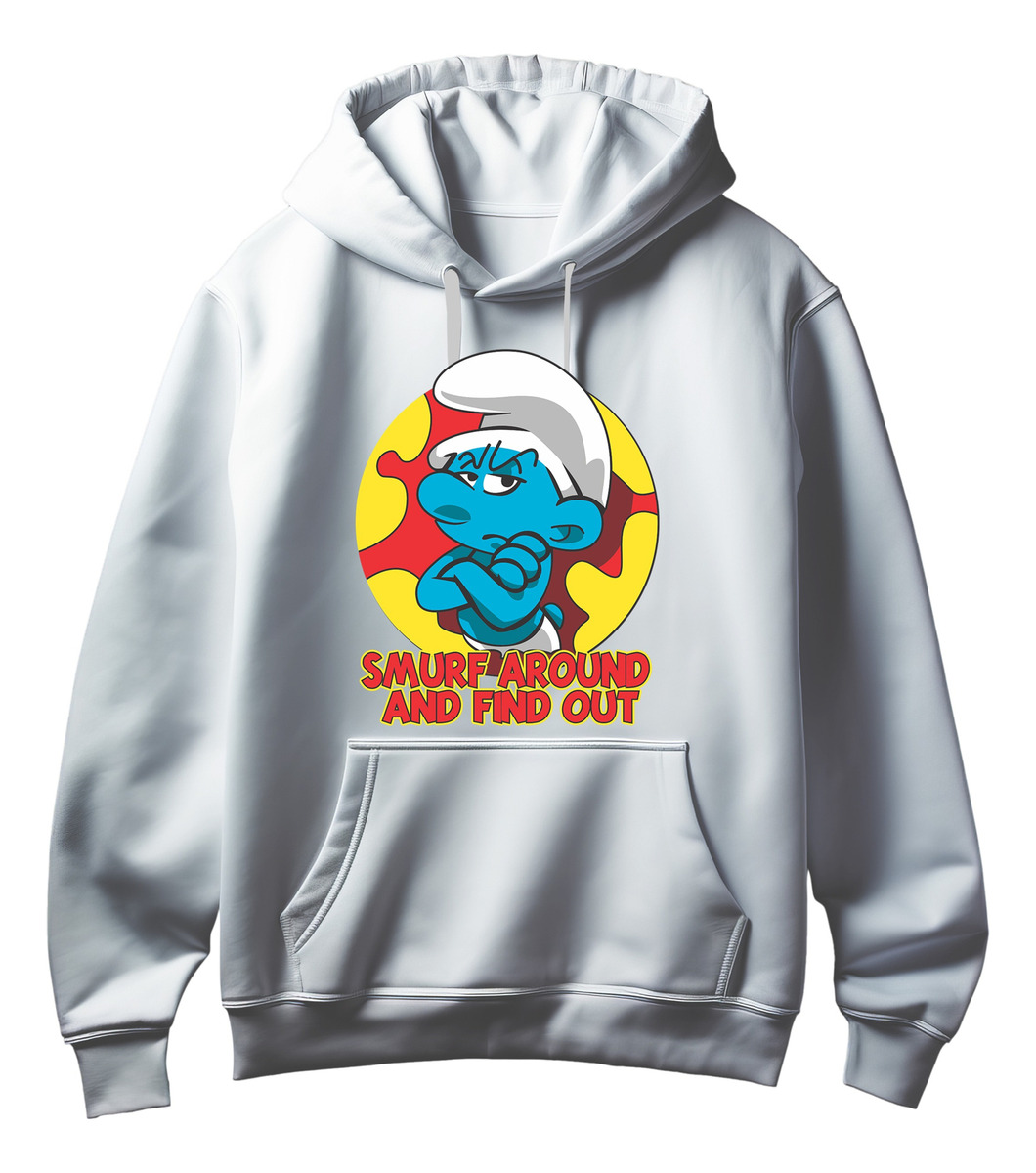Canguro Smurf Pitufos Memoestampados - Imagen 2
