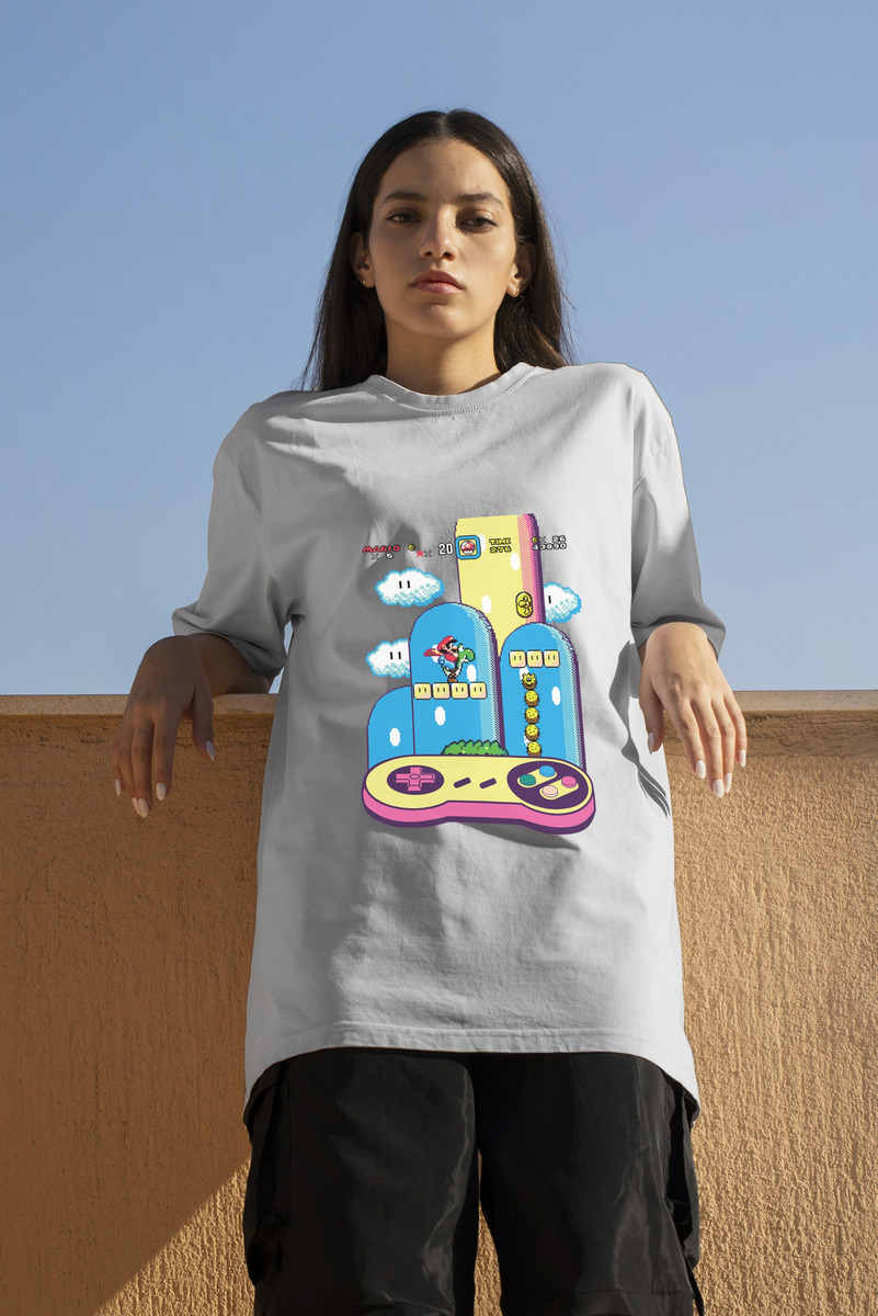 Remera: Super Mario World 01 Memoestampados - Imagen 14