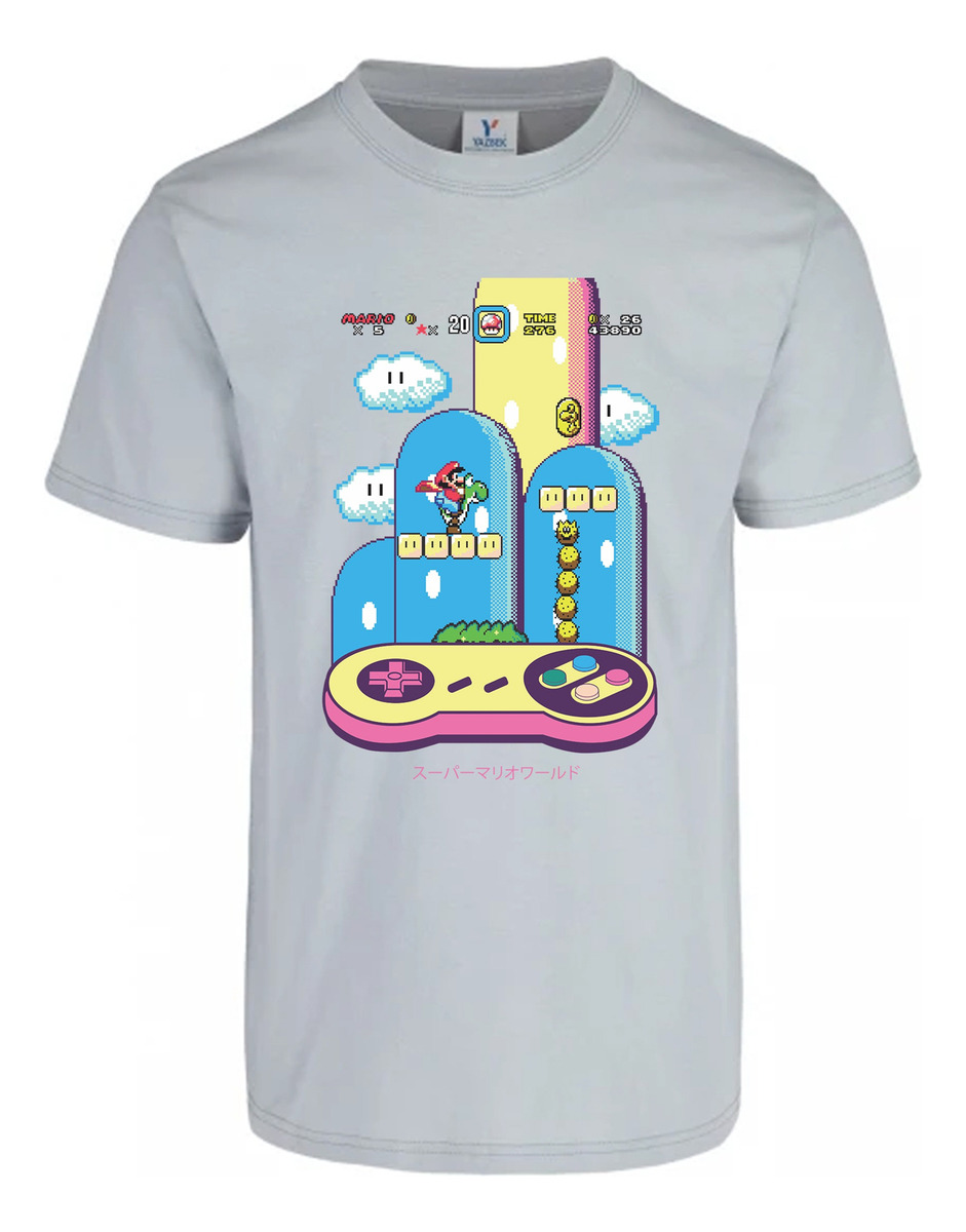 Remera: Super Mario World 01 Memoestampados - Imagen 10