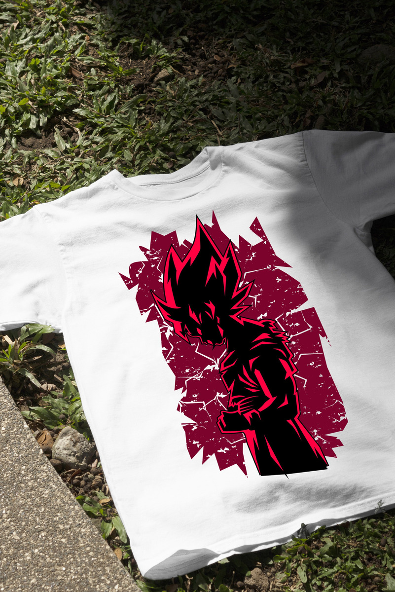 Remera: Goku Red 01 Memoestampados - Imagen 12