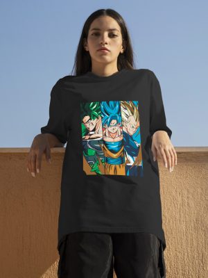 Remera: Broly Goku Vegeta Memoestampados