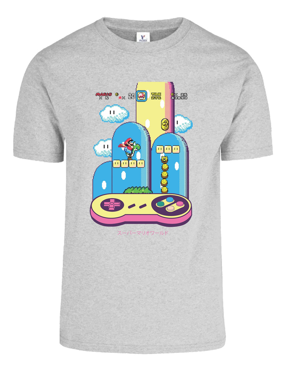 Remera: Super Mario World 01 Memoestampados - Imagen 13