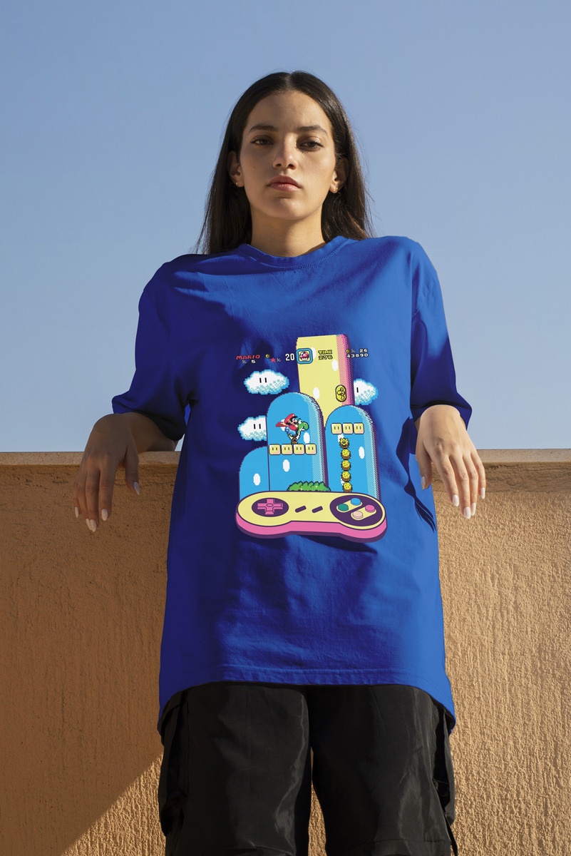 Remera: Super Mario World 01 Memoestampados - Imagen 8