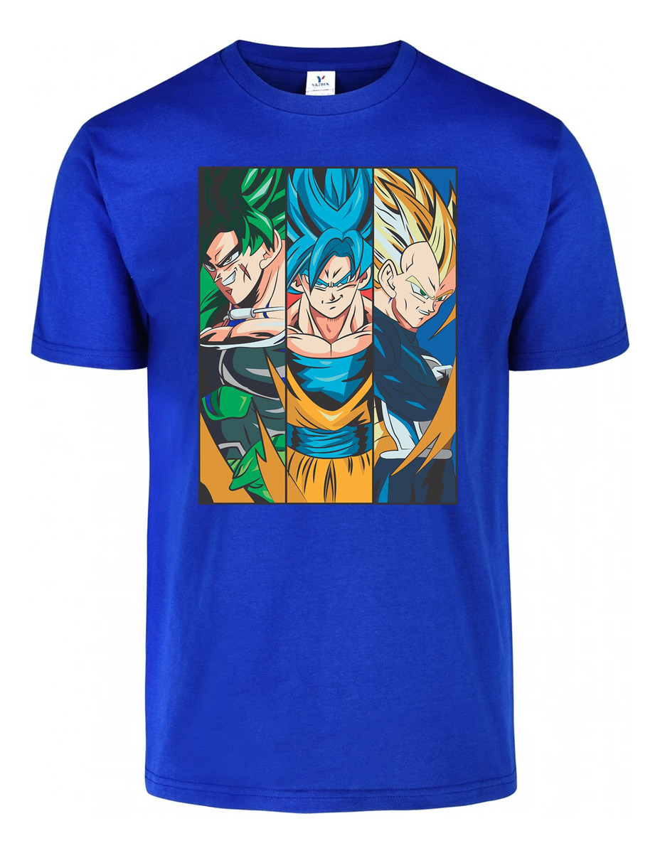 Remera: Broly Goku Vegeta Memoestampados - Imagen 8