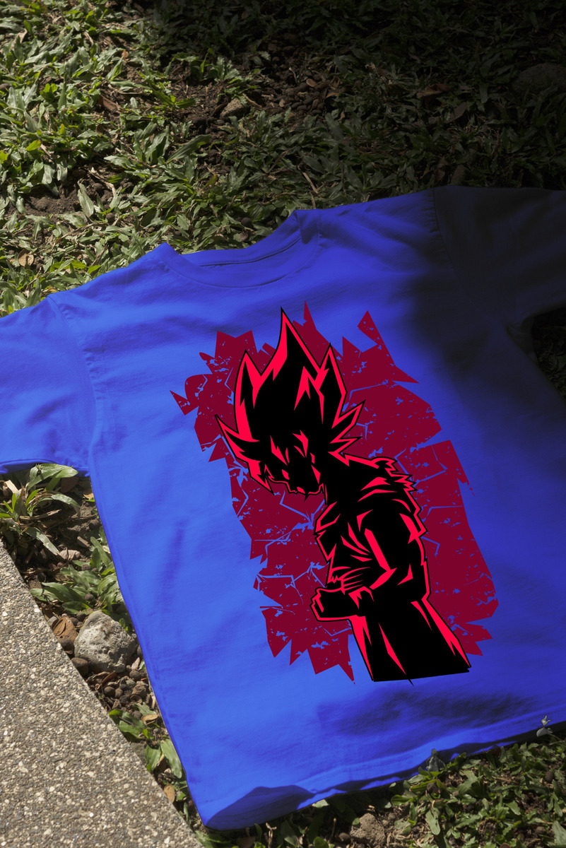 Remera: Goku Red 01 Memoestampados - Imagen 9