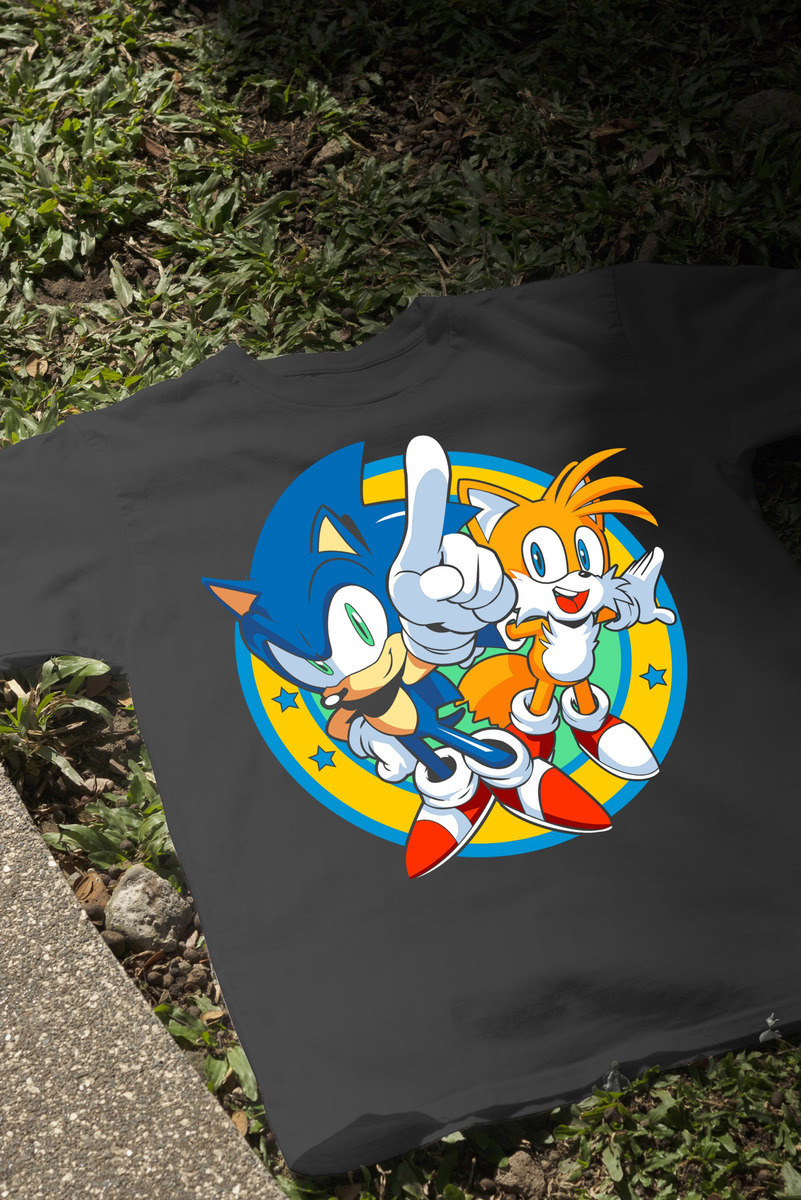 Remera: Sonic Y Amigos Memoestampados - Imagen 3
