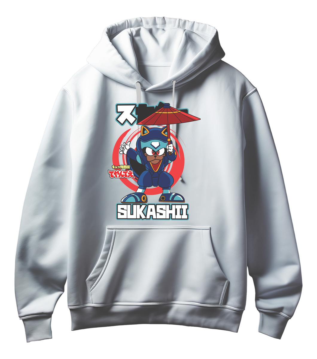 Canguro Sukashii Gatos Samurai Memoestampados - Imagen 2