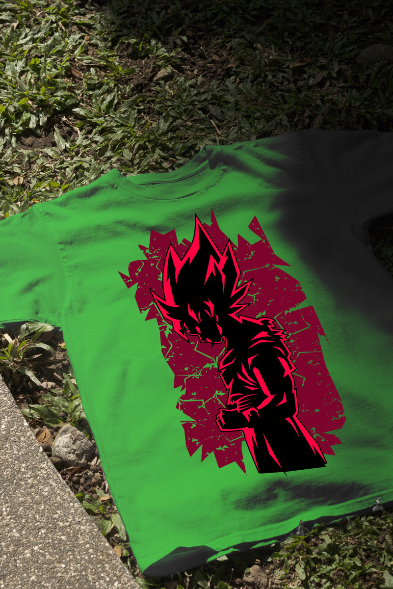 Remera: Goku Red 01 Memoestampados - Imagen 21