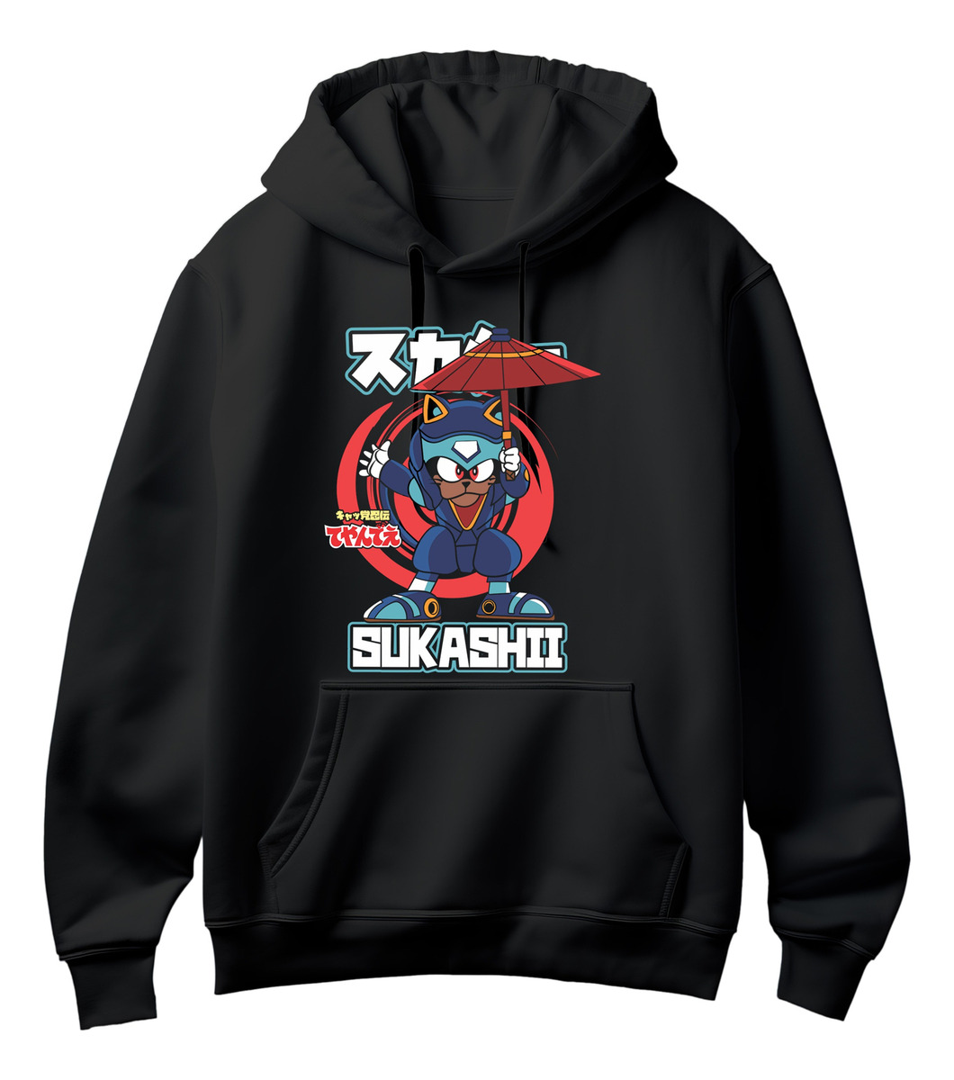 Canguro Sukashii Gatos Samurai Memoestampados - Imagen 5