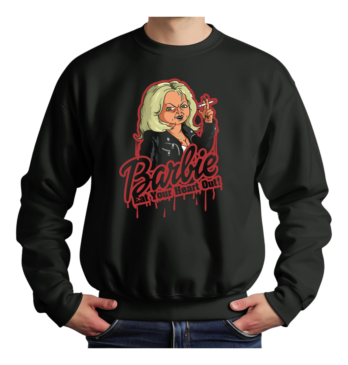 Buzo Barbie, Eat Your Heart Out Memoestampados - Imagen 7