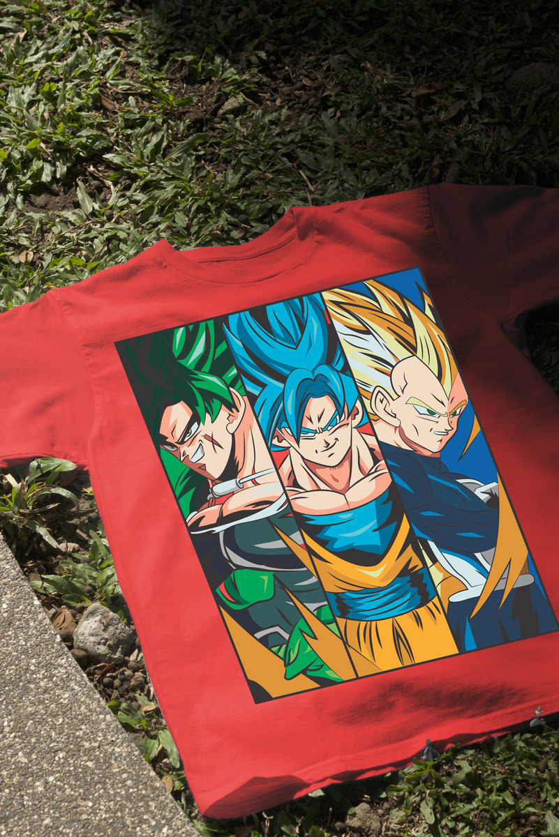 Remera: Broly Goku Vegeta Memoestampados - Imagen 20