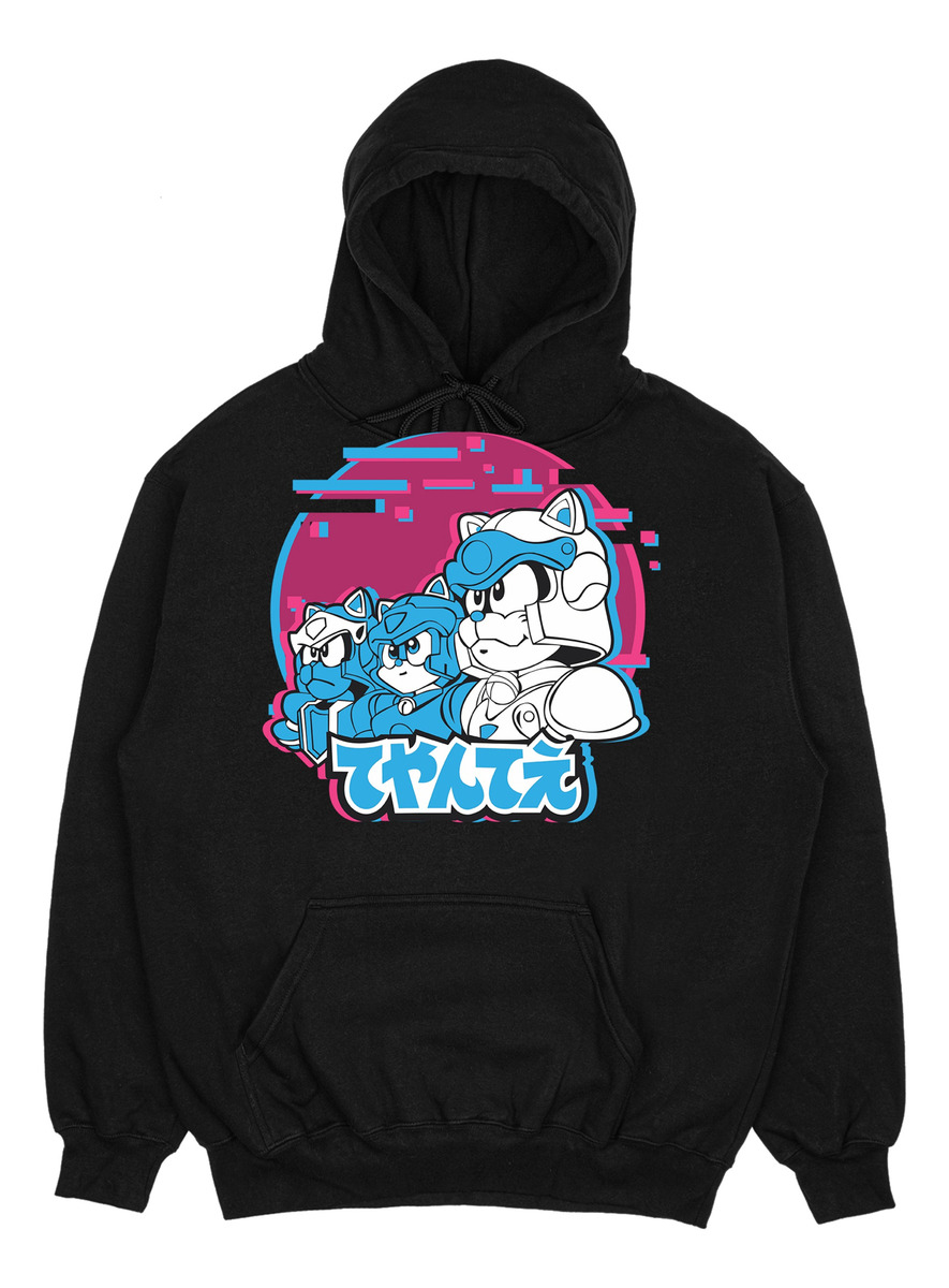 Canguro Gatos Samurai Glitch Memoestampados - Imagen 4