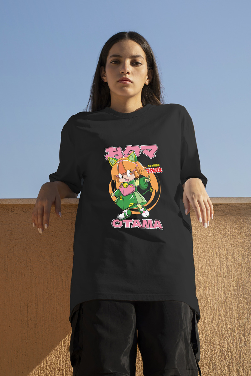 Remera: Otama Francine Gatos Samurai Memoestampados - Imagen 2