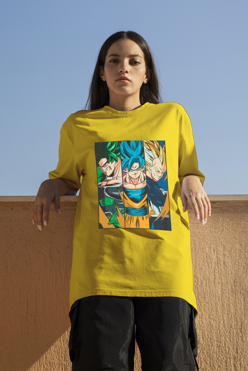 Remera: Broly Goku Vegeta Memoestampados - Imagen 4