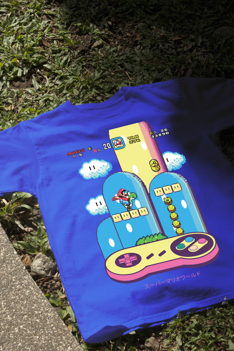 Remera: Super Mario World 01 Memoestampados - Imagen 9