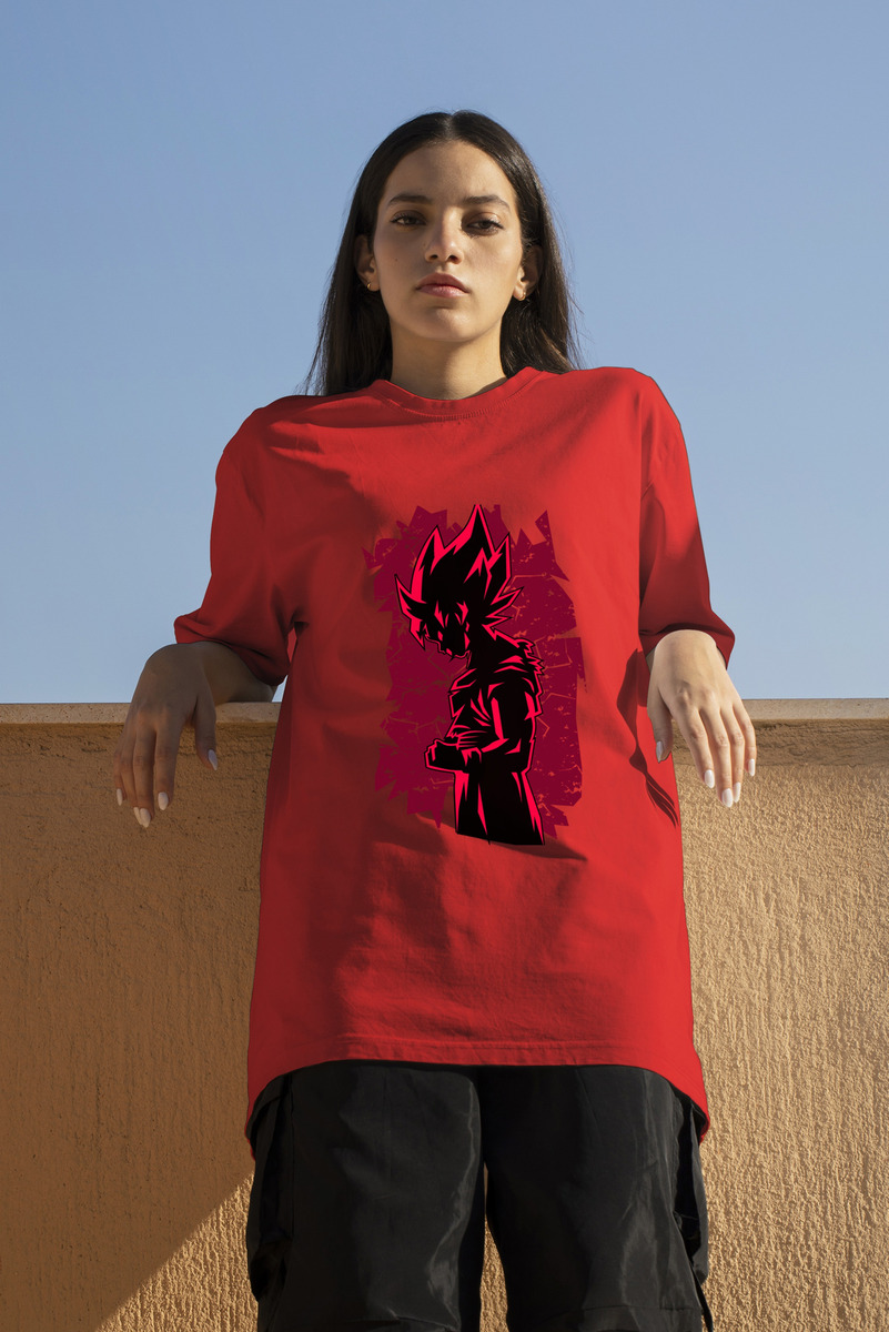 Remera: Goku Red 01 Memoestampados - Imagen 16