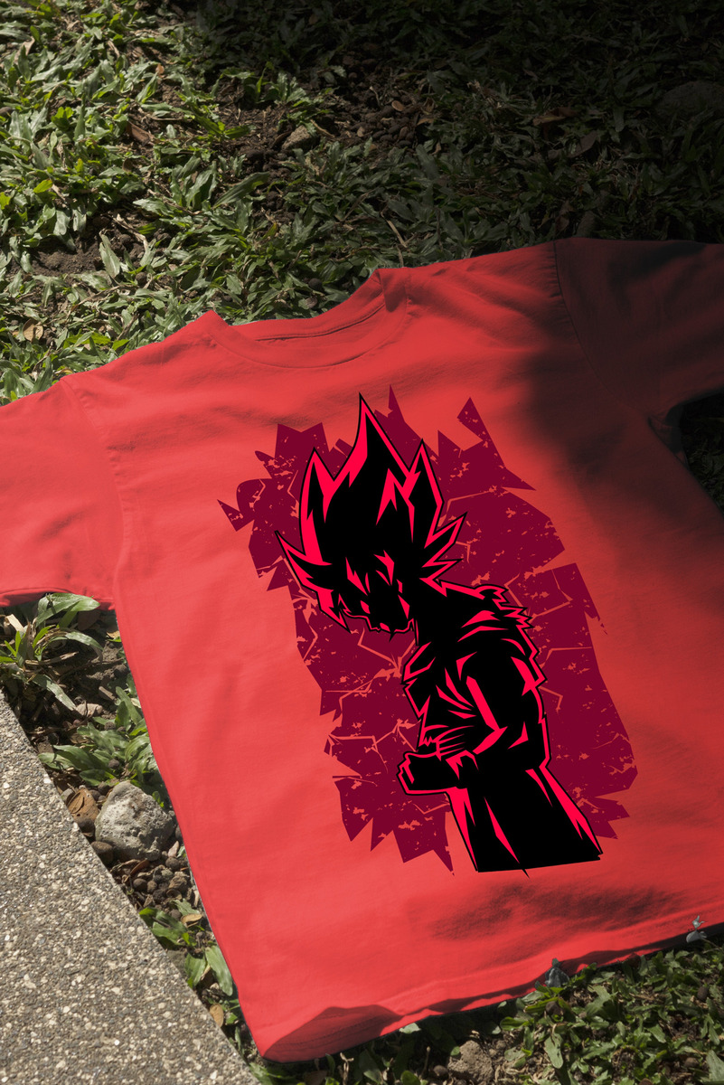 Remera: Goku Red 01 Memoestampados - Imagen 18