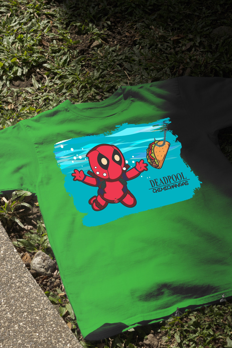 Remera: Deadpool`s Chimichangas Memoestampados - Imagen 12