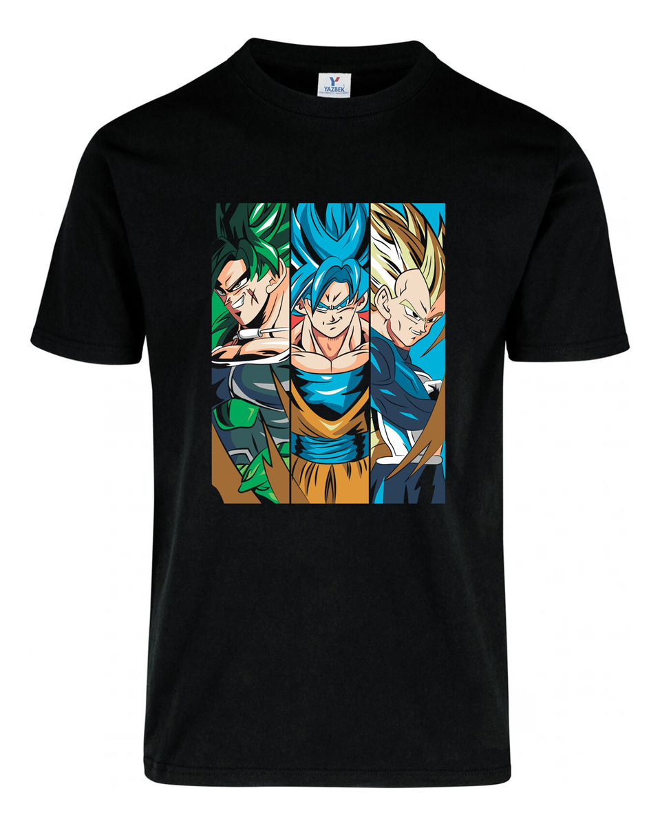 Remera: Broly Goku Vegeta Memoestampados - Imagen 2