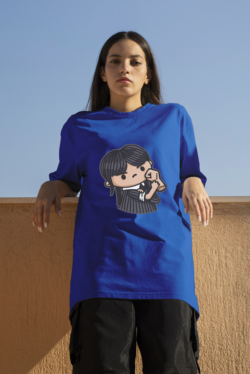 Remera: Merlina Chibi Memoestampados - Imagen 4