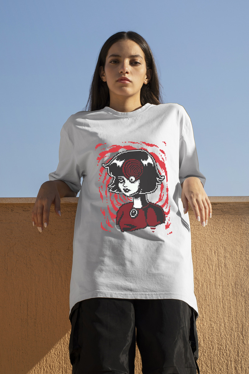 Remera: Junji Ito-anime Ojo Memoestampados - Imagen 20