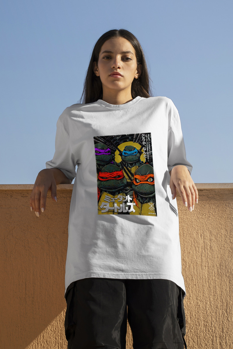 Remera: Tortugas Poster Memoestampados - Imagen 5