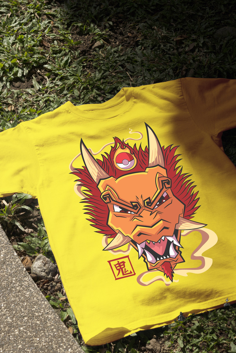 Remera: Oni Charizard Memoestampados - Imagen 15