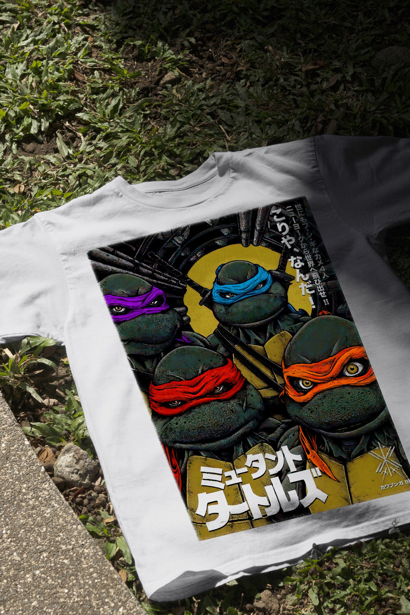 Remera: Tortugas Poster Memoestampados - Imagen 3