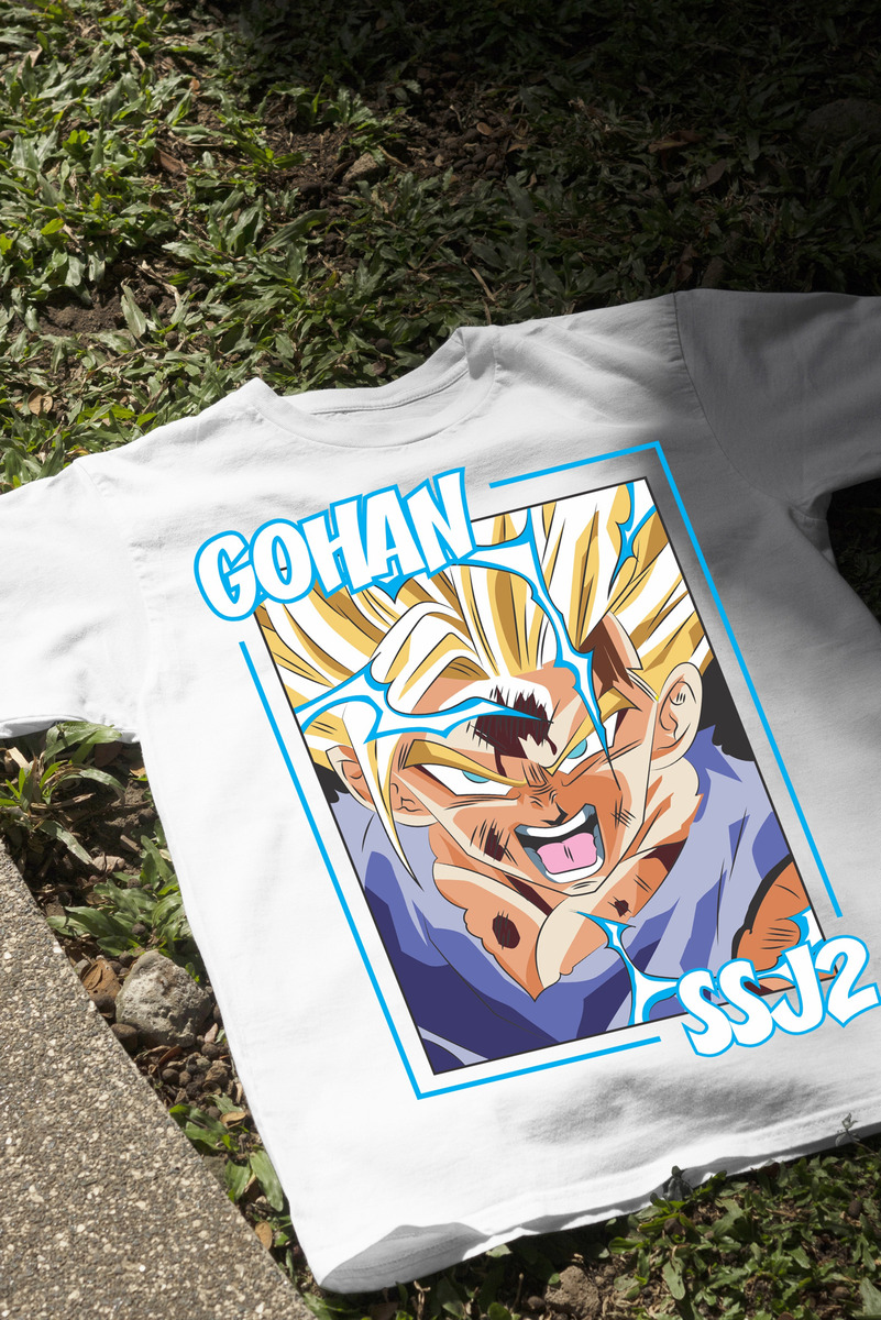 Remera: Dbz Gohan Ssj2 Memoestampados - Imagen 21
