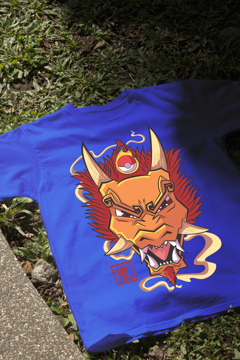 Remera: Oni Charizard Memoestampados - Imagen 6