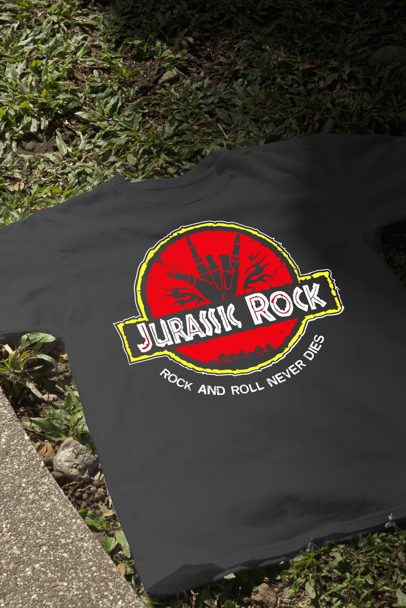 Remera: Jurassic Rock Memoestampados - Imagen 4